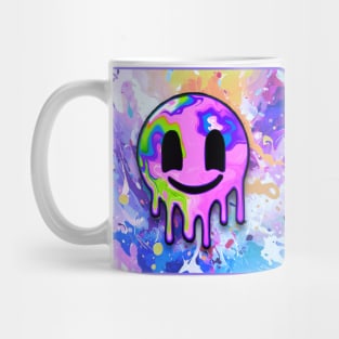 Paint Splatter Smiley Mug